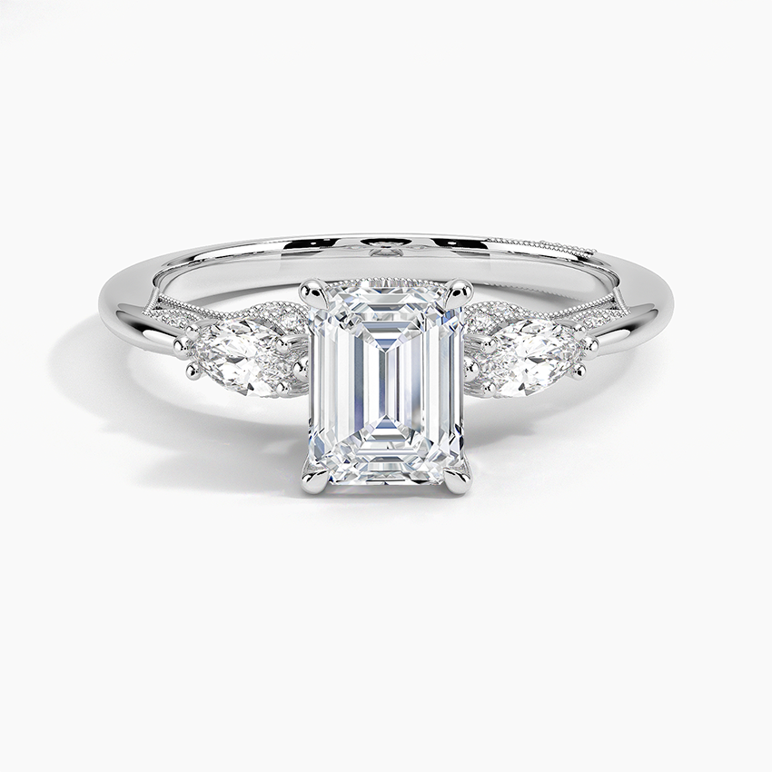 Simply Tacori Three Stone Marquise Diamond Ring