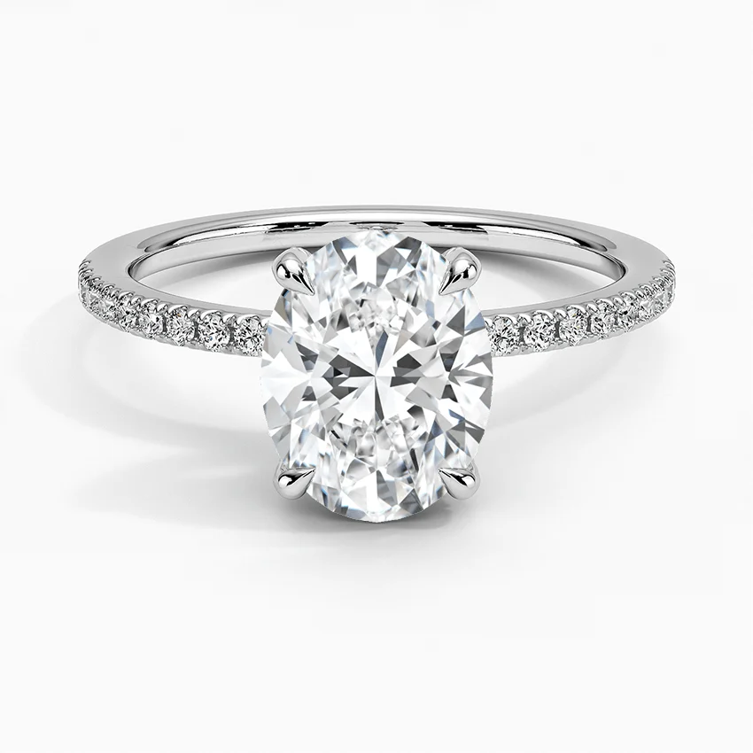 Viviana with 2ct Oval Certified Lab Diamond