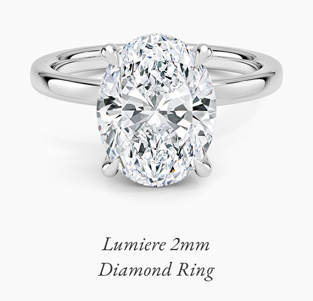 Lumiere 2mm Diamond Ring 