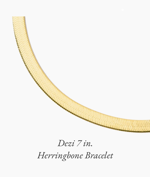 Dezi 7 in. Herringbone Bracelet 