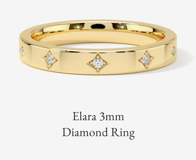 Elara 3mm Diamond Ring