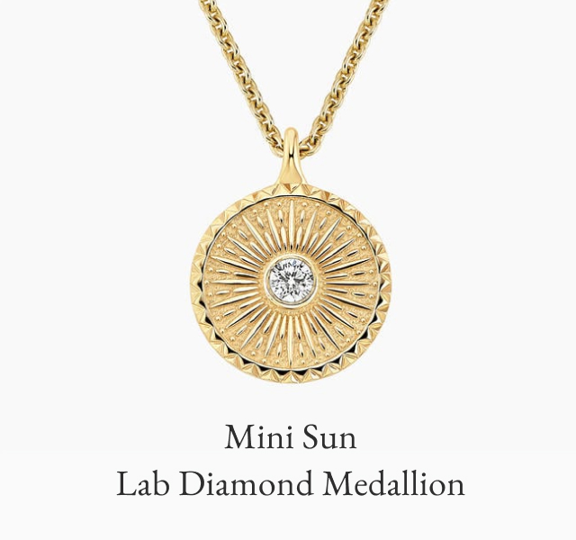 Mini Sun Lab Diamond Medallion