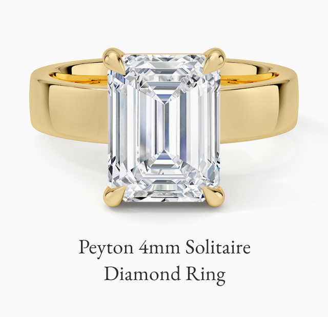 Peyton 4mm Solitaire Ring