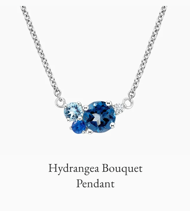 Hydrangea Bouquet Pendant