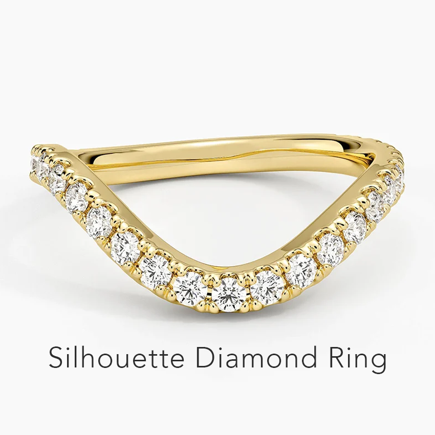 Silhouette Diamond Ring
