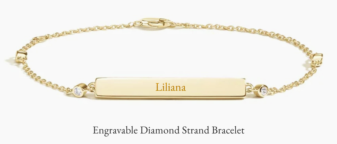 Engravable Bar Bracelet
