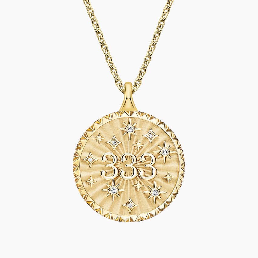 333 Growth Medallion Necklace