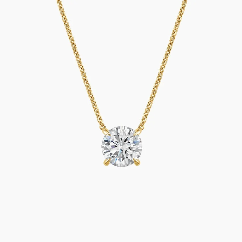 Perfect Solitaire Diamond Pendant 