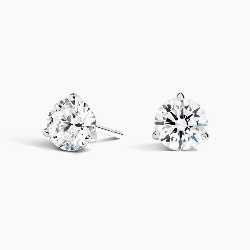 Perfect Martini Lab Diamond Stud Earrings