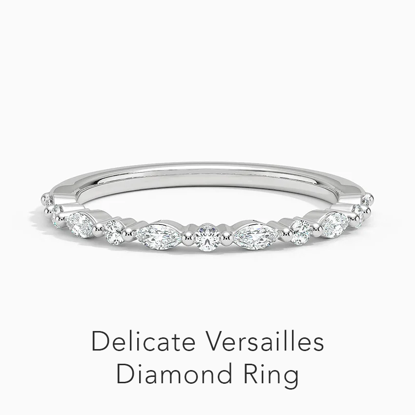 Delicate Versailles Diamond Ring 