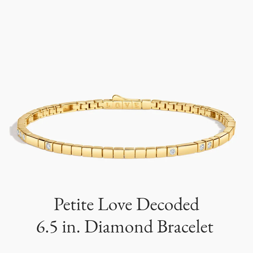 Petite Love Decoded 6.5 in. Diamond Bracelet