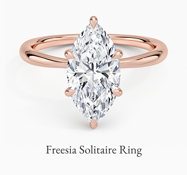 Freesia 2mm Solitaire Ring