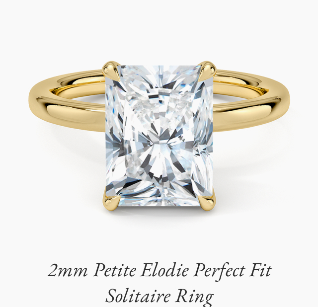 Petite Elodie Perfect Fit Solitaire Ring