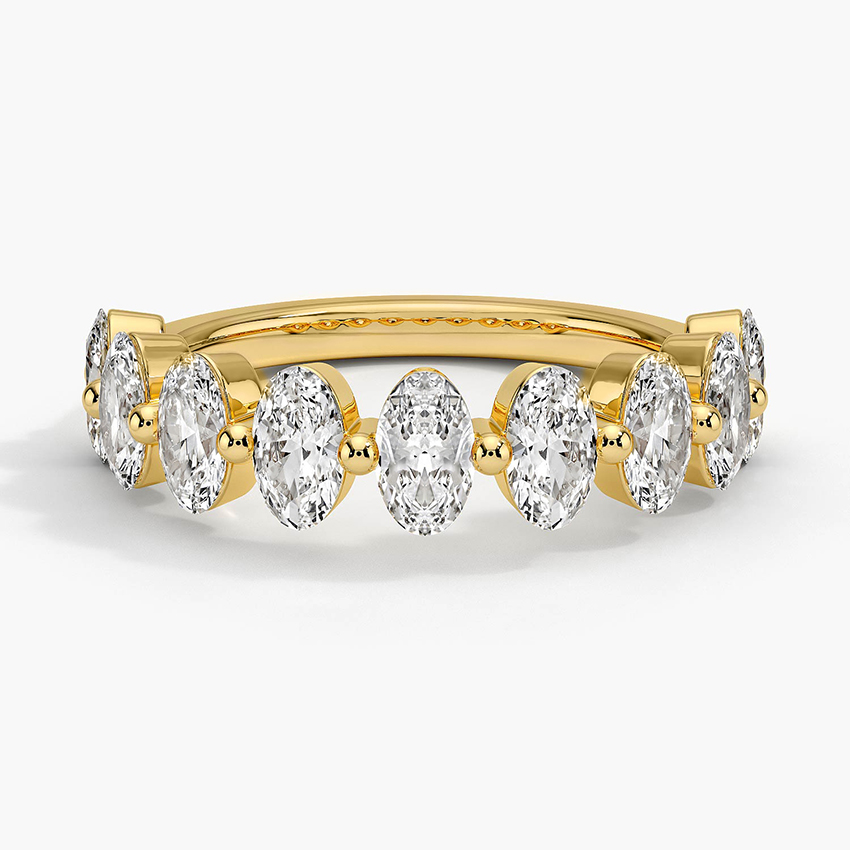 Ellipse Oval Lab Diamond Ring