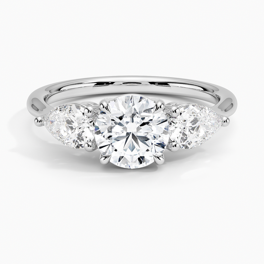 Luxe Opera Three Stone Diamond Ring