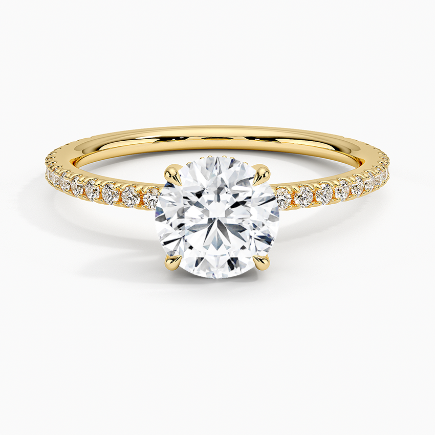 Perfect Fit Three-Quarter Diamond Ring