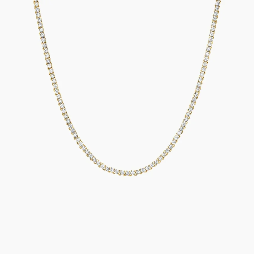 Petite Lab Diamond Tennis Necklace