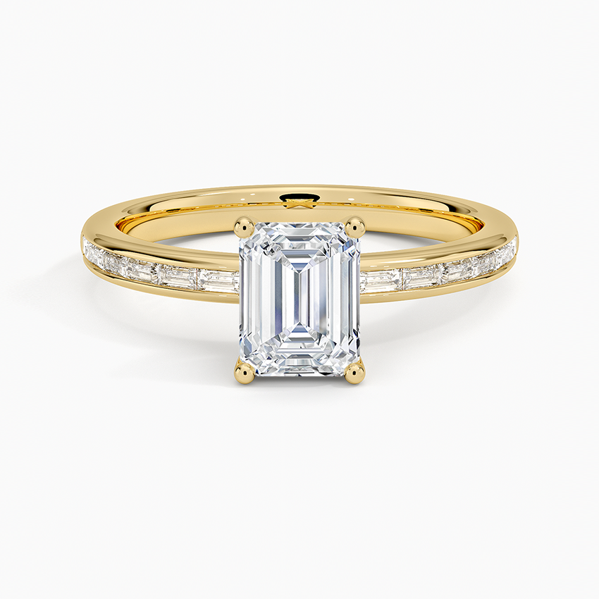 Tabitha Channel Set Baguette Diamond Engagement Ring