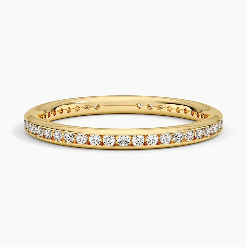 Tabitha Channel Set Eternity Lab Diamond Ring 