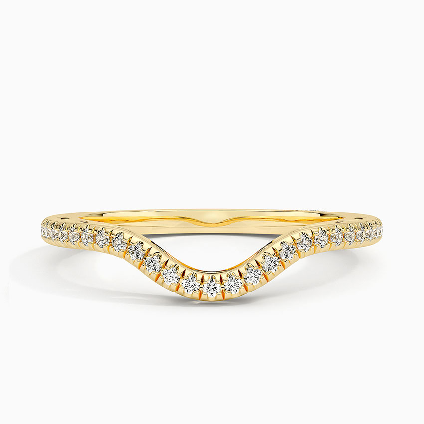 Tacori Lunetta Crescent Contoured Diamond Ring