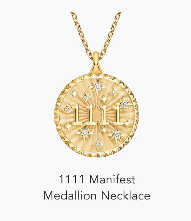 1111 Manifest Medallion Necklace