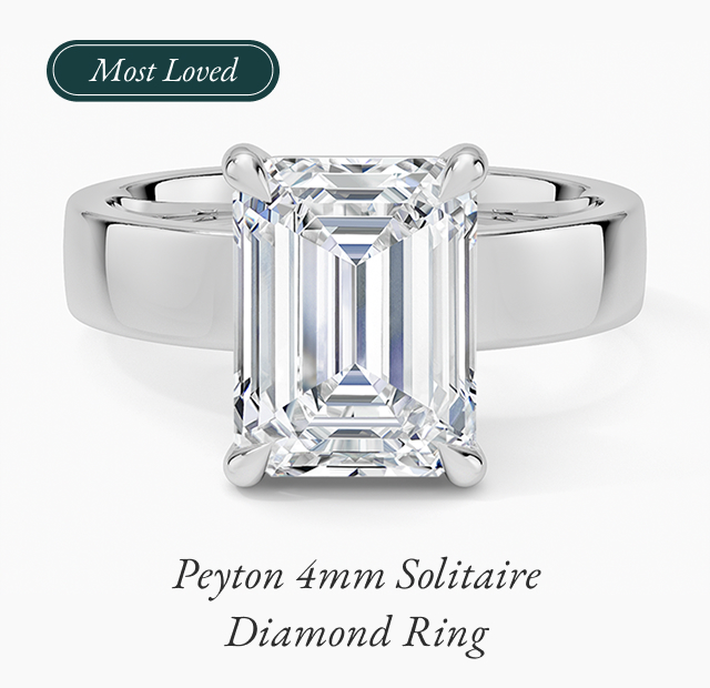 Peyton 4mm Solitaire Ring