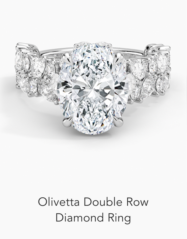 Olivetta Double Row Diamond Ring