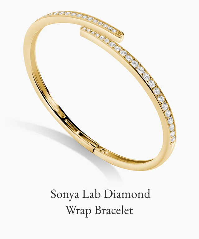 Sonya Lab Diamond Wrap Bracelet 