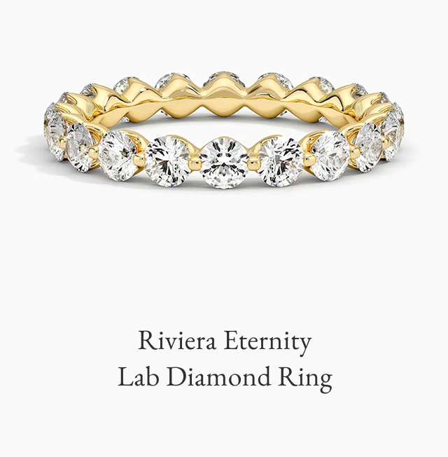 Riviera Eternity Lab Diamond Ring