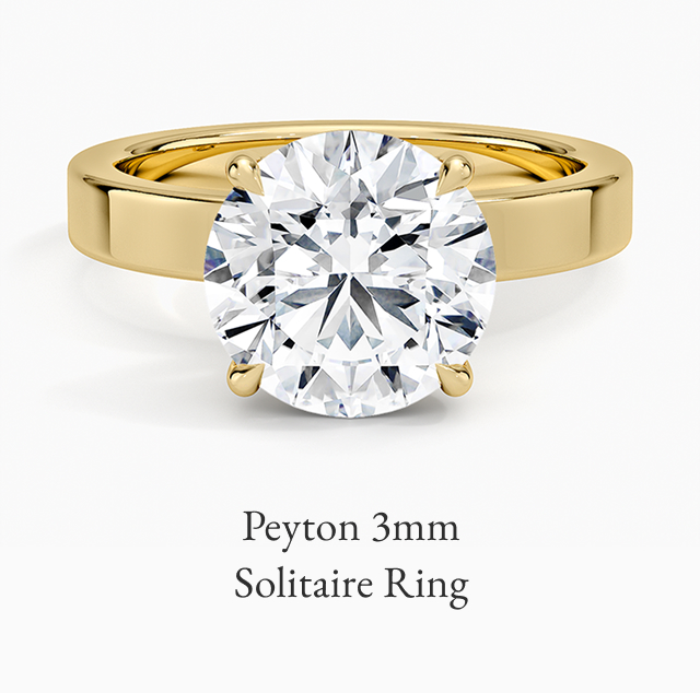 Peyton 3mm Solitaire Ring
