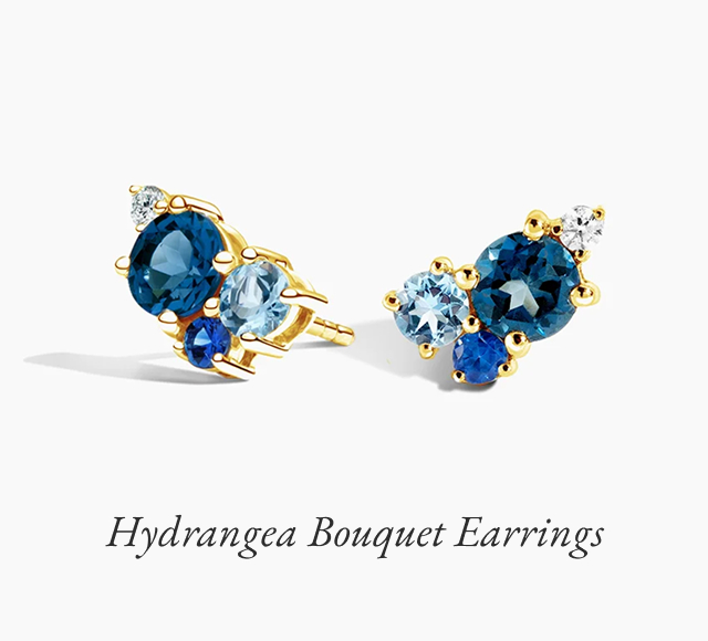 Hydrangea Bouquet Earrings