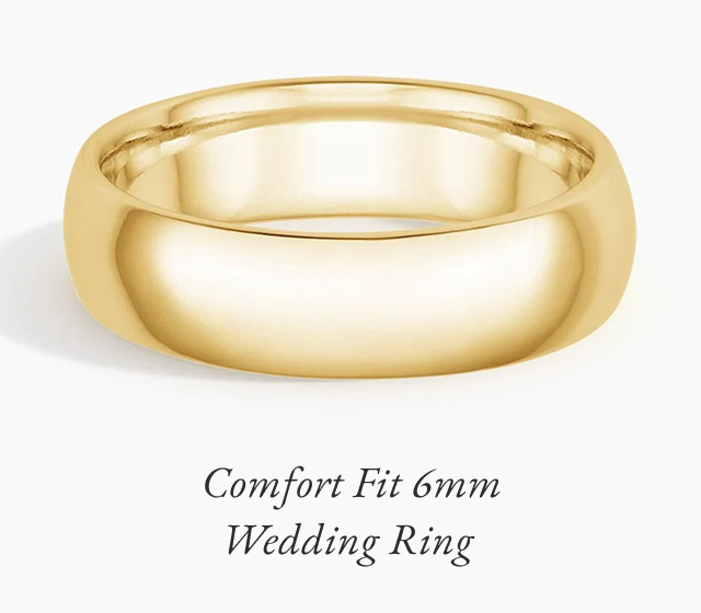 Comfort Fit 6mm Wedding Ring