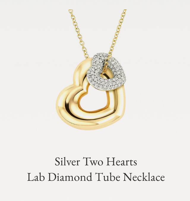 wo Hearts Lab Diamond Tube Necklace