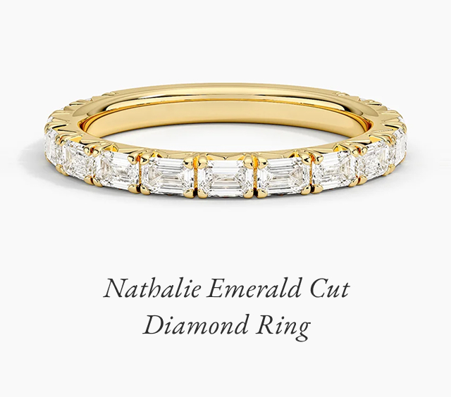 Nathalie Emerald Cut Diamond Ring