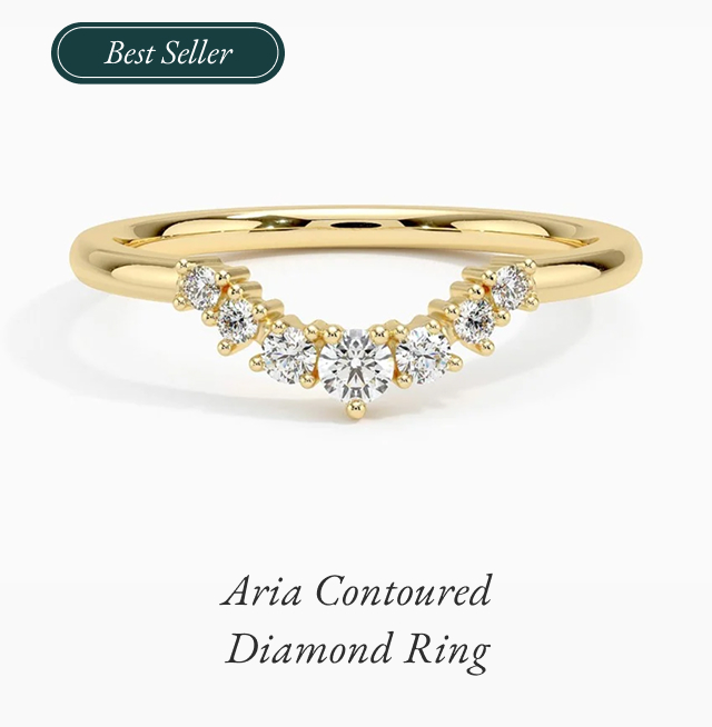 Aria Contoured Diamond Ring