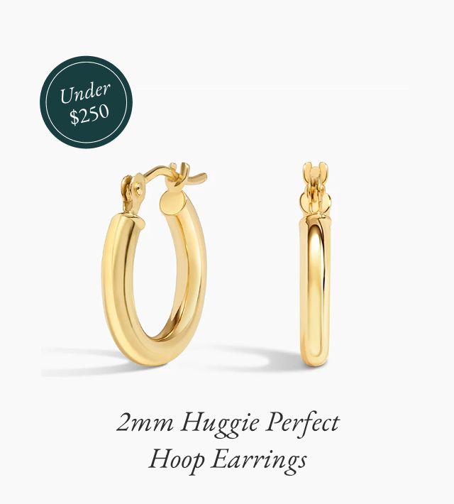 2mm Huggie Perfect Hoop Earrings