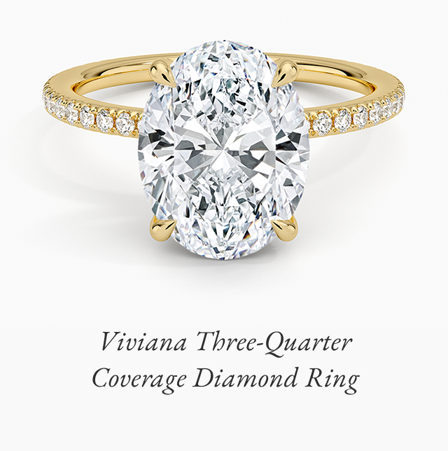 Viviana Three-Quarter Coverage Diamond Ring