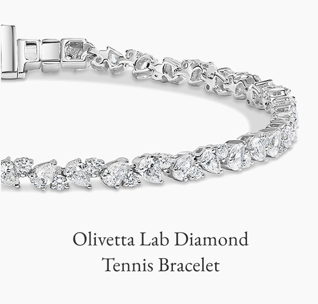 Olivetta Lab Diamond Tennis Bracelet 