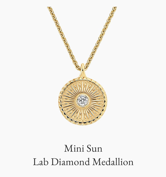 Mini Sun Lab Diamond Medallion