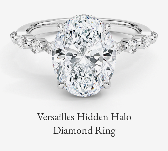 Versailles Hidden Halo Diamond Ring