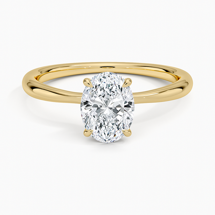 2mm Freesia Solitaire Ring