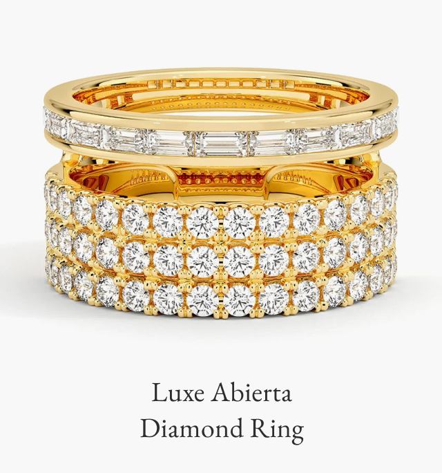 Luxe Abierta Diamond Ring 