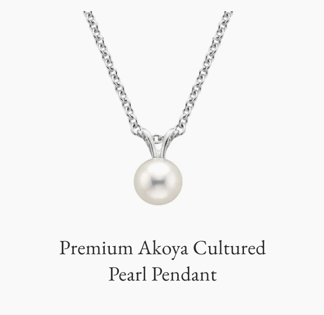 Premium Akoya Cultured Pearl Pendant