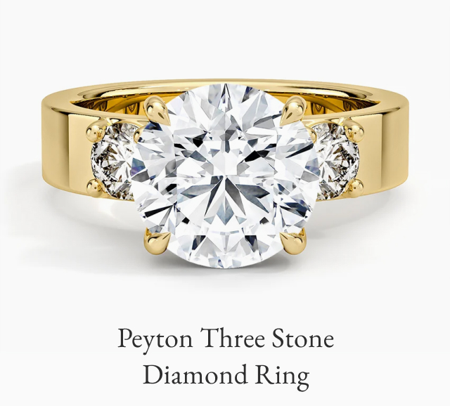 Peyton Three Stone Diamond Ring 