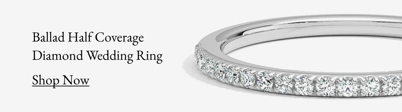 Ballad Half Coverage Diamond Ring