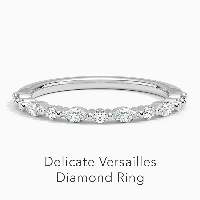 Delicate Versailles Diamond Ring 
