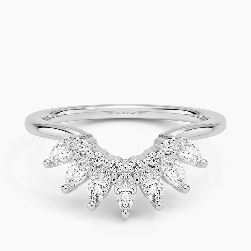 Aurora Diamond Contour Ring