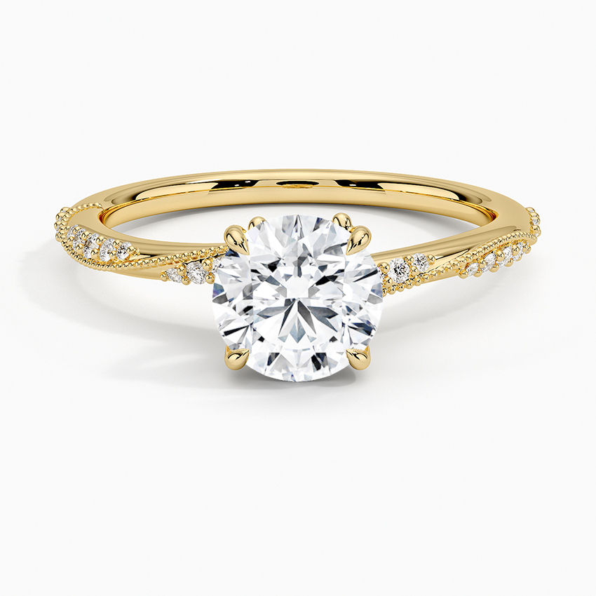 Camellia Hidden Accent Diamond Ring