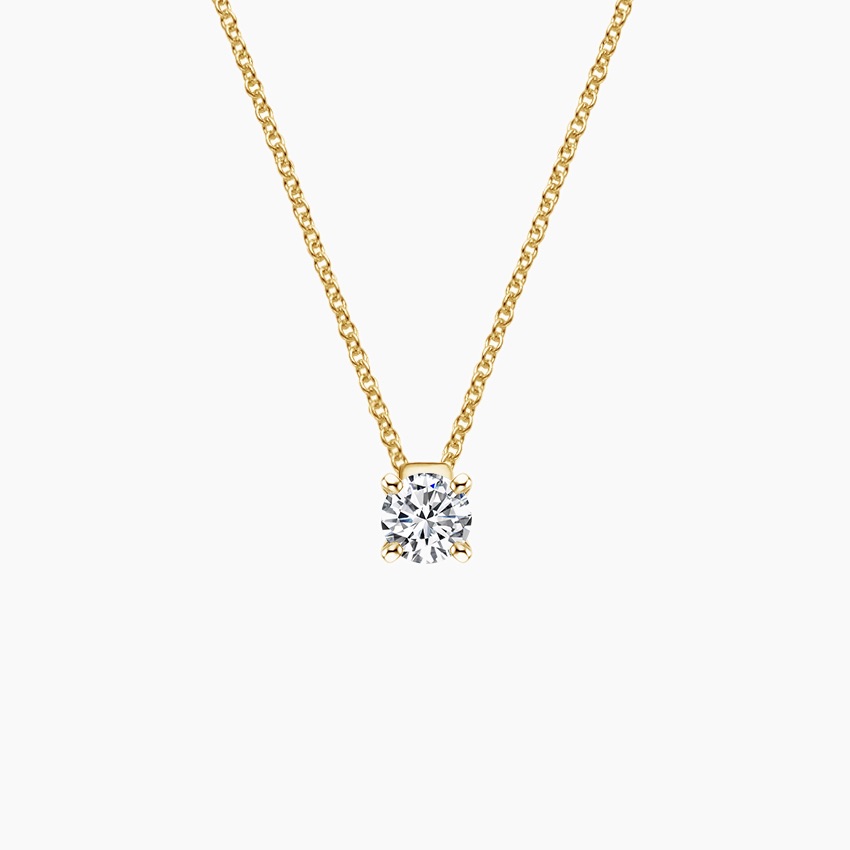 Floating Solitaire Pendant