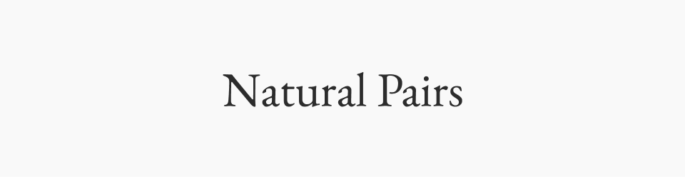 Natural Pairs